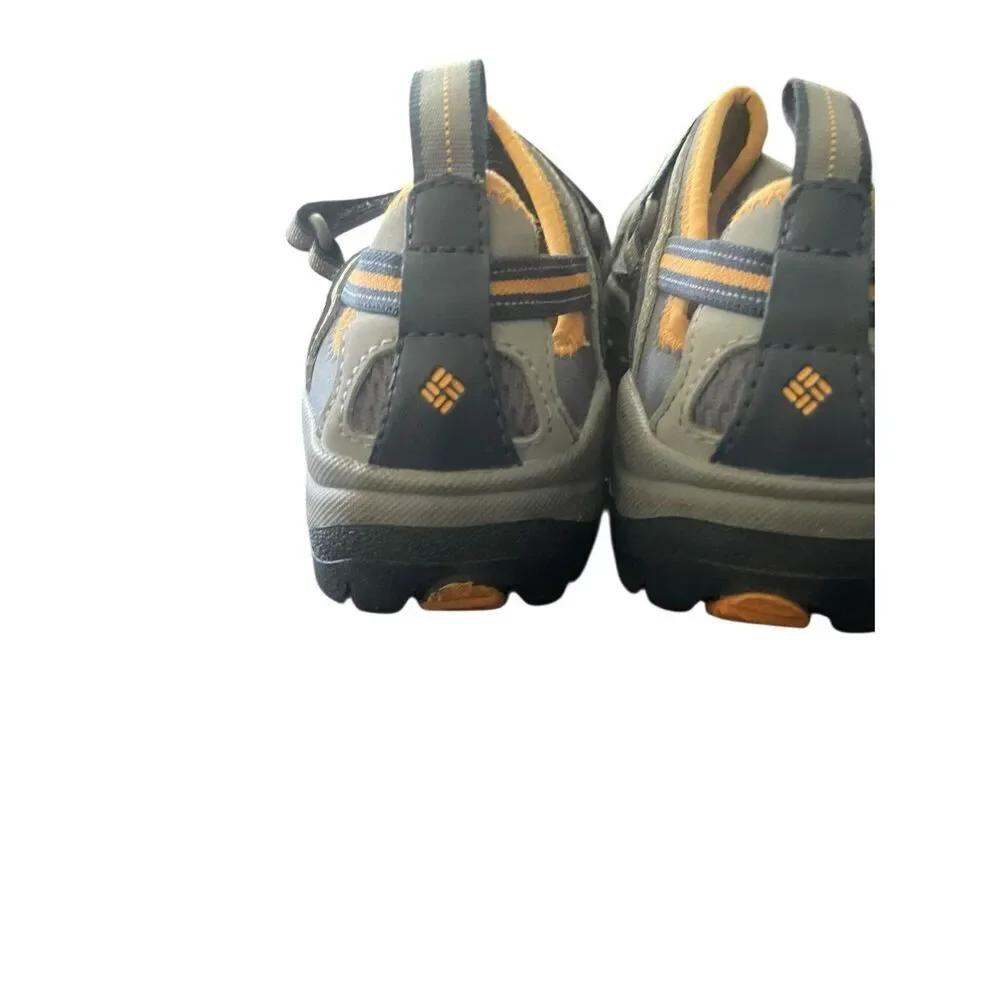 Columbia Kids Gray Waterproof Manta Ray Sport Omni Grip Sneaker Shoes Size 3.5